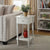 Oakestry French Country Khloe Accent Table, White
